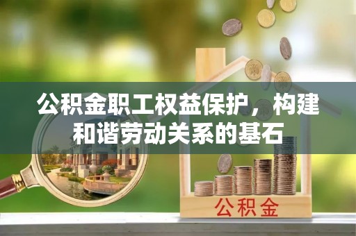 南海公积金职工权益保护，构建和谐劳动关系的基石