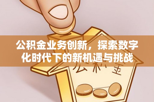 南海公积金业务创新，探索数字化时代下的新机遇与挑战