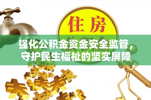 南海强化公积金资金安全监管，守护民生福祉的坚实屏障
