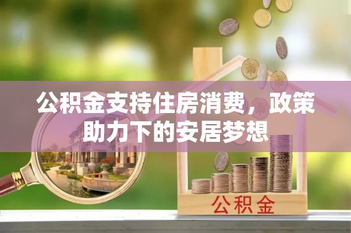 南海公积金支持住房消费，政策助力下的安居梦想