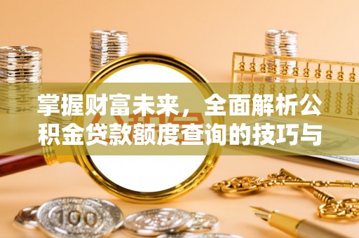南海掌握财富未来，全面解析公积金贷款额度查询的技巧与策略