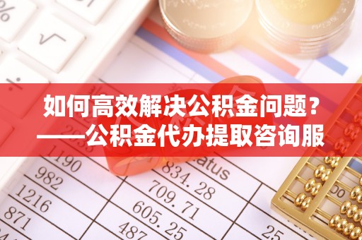 南海如何高效解决公积金问题？——公积金代办提取咨询服务指南
