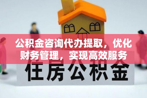 南海公积金咨询代办提取，优化财务管理，实现高效服务