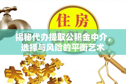 南海揭秘代办提取公积金中介，选择与风险的平衡艺术