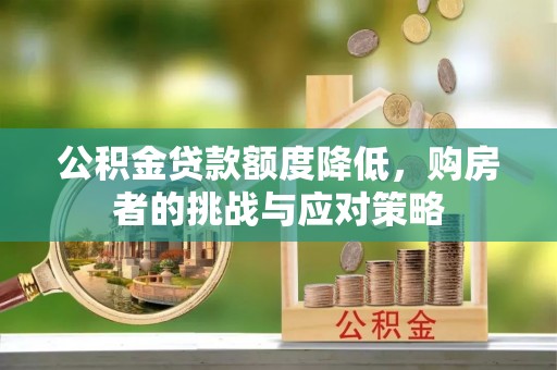 南海公积金贷款额度降低，购房者的挑战与应对策略