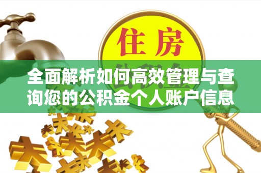 南海全面解析如何高效管理与查询您的公积金个人账户信息