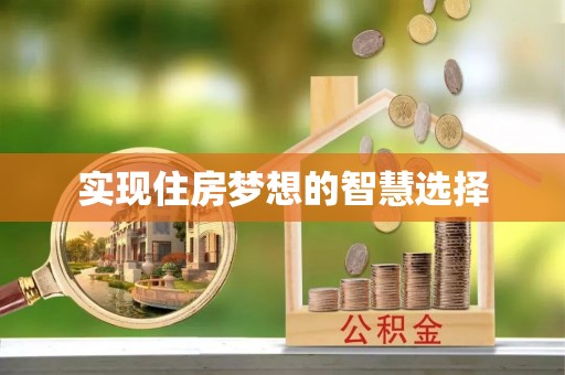 南海实现住房梦想的智慧选择
