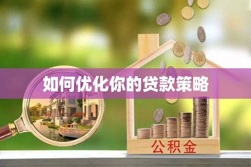 南海如何优化你的贷款策略